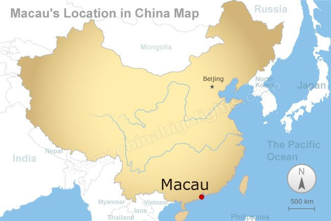 Macau mapa 289771