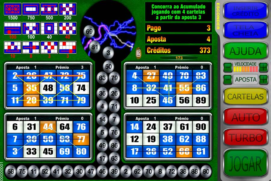 Silverball vídeo bingo jogou 544724